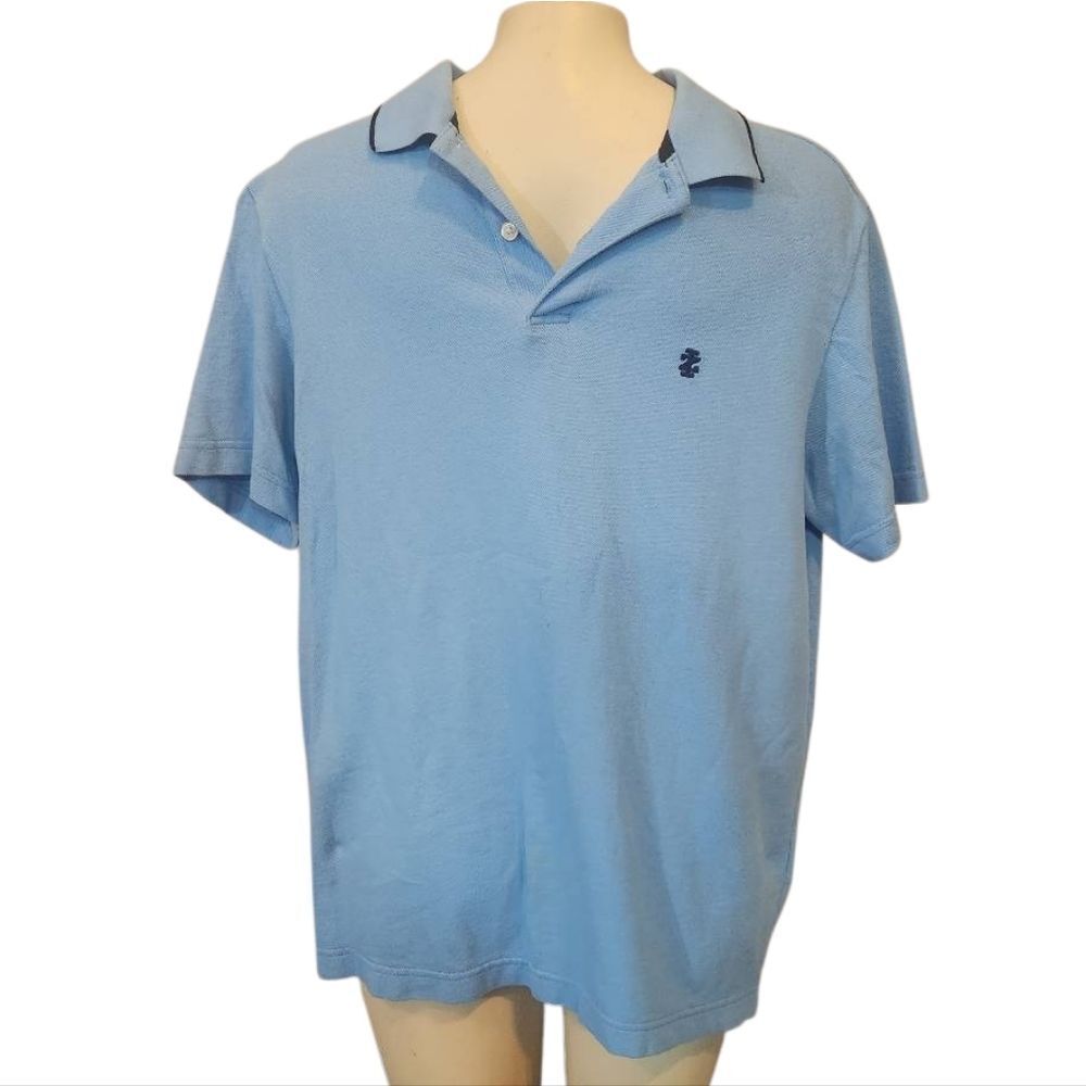 Men's Izod Blue Polo Shirt Size Medium